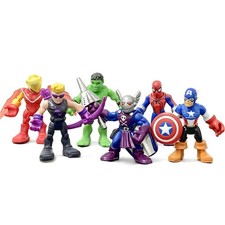 6x Playskool Marvel Super Hero