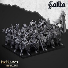 Knights of Gallia on Foot with