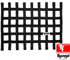 RACING CAR WINDOW NET AUTOGRASS STOCK MINI BRISCA RALLY 45 x 45cm (17"x17") BLK