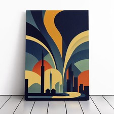 Art Deco City Skyline No.4