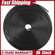 Black 10M Car Door Boot Edge Protector Strip Trim U Shape Guard Seal Rubber UK