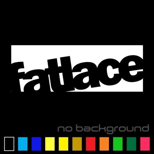 Fatlace sticker vinyl decal - vinyl,