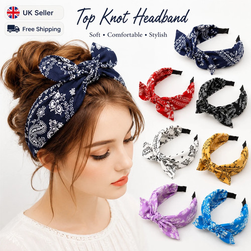 Wide top knot twist - knot, womens