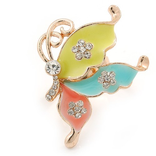 Multicoloured enamel crystal - multicoloured,