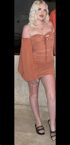 Polly rust orange - oh, bandeau