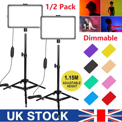 2pcs led video lighting - 1/2pcs,