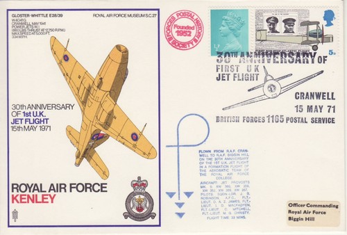Stamps raf souvenir cover - gb,