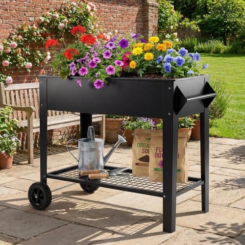 Heavy duty steel - raised, garden