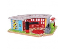 LARGE ENGINE SHED Wooden Train