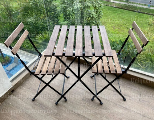 Garden bistro set rustic - garden,