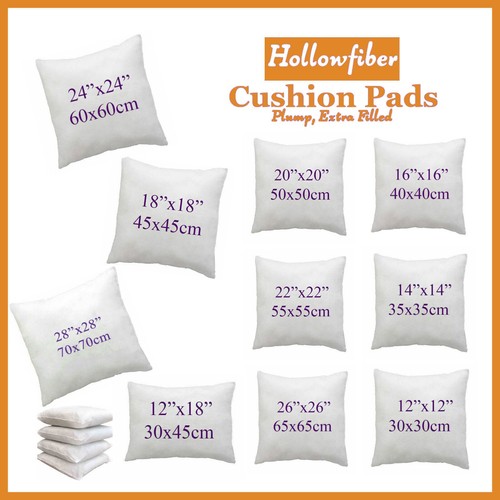 Hollowfibre cushion pads - hollowfibre,