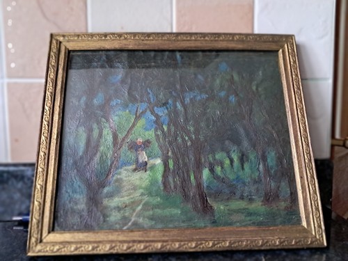 Old interesting hungarian oil - interesting,