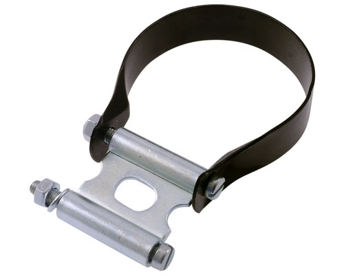Exhaust clamp with - , screws