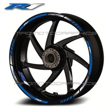 R1 motorcycle wheel decals rim
