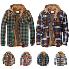 Mens Hooded Lumberjack Sherpa