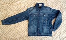 g star flight combat denim Jacket guard denim faded harbor Men's Size Small New 