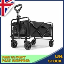 Foldable Collapsible Camping Outdoor Garden Trolley Cart Wagon Wheelbarrow Truck
