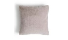 Plain Faux Fur Cushion 43x43cm