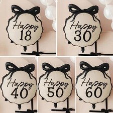 Age Milestone Birthday Foil Balloon | 18th, 30th, 40th, 50th, 60th Party Decor