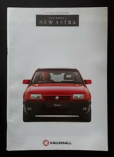 Vauxhall Astra Brochure 1992 -