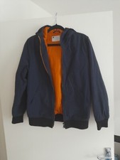 Boy Navy Blue Hooded Zara Jacket Size 13-14 Years Old