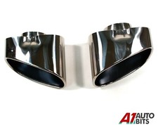 For BMW X5 E70 Dual Chrome Exhaust Pipe Muffler Tip Stainless Steel NEW*