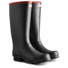 Hunter Argyll Full Knee Wellington Boots - Black | Great British Outfitters