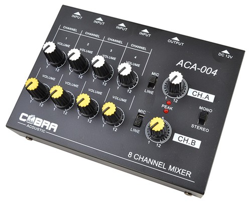 Channel line and microphone - channel,