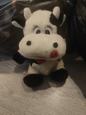 Battery Powered Mooing Cow Soft Toy Used