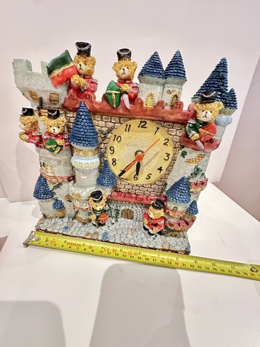 Boyds bears clock castle time - bears,