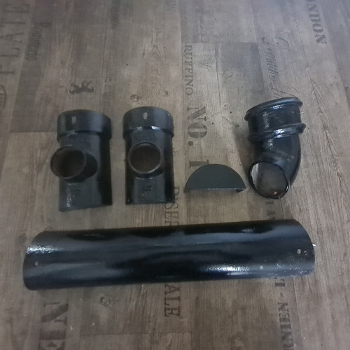 Vintage cast iron guttering - vintage,
