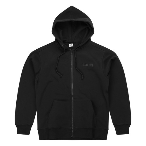 Men premium black zip - men's,
