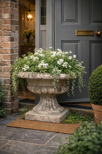 Large mgo garden urn planter - mgo,