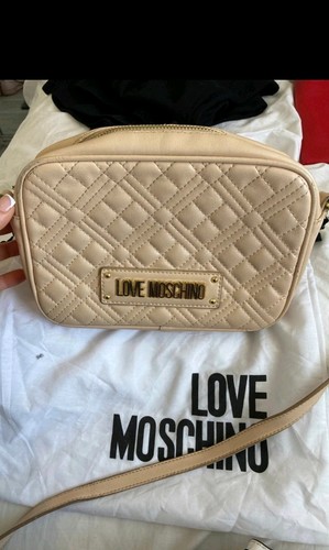 Love moschino beige bag - moschino,