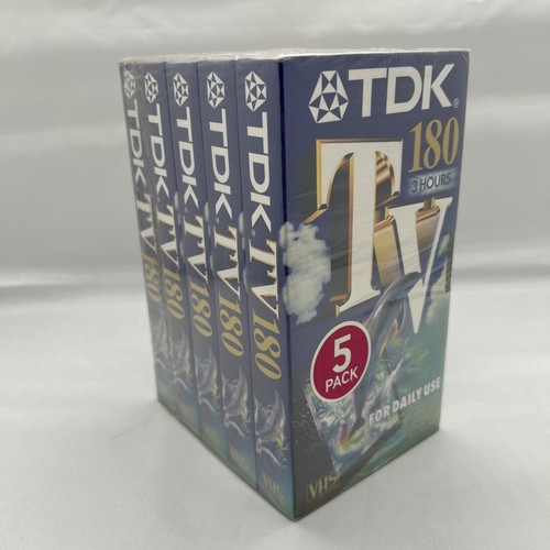 Tdk vhs blank tapes 180 - 180, 3