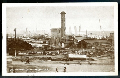 Southampton docks untidy - docks.,