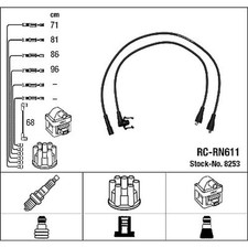 IGNITION CABLE KIT NGK 8253