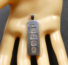 Vintage 1977 Ingot Pendant