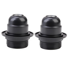 2Pcs E27 Lamp Holder Edison