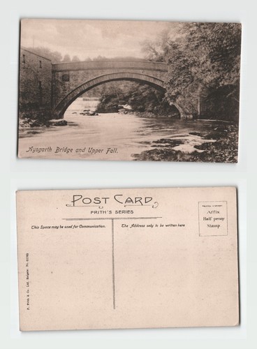 Postcard aysgarth bridge and - aysgarth,