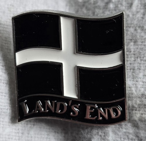 Cornish flag with lands end - flag,