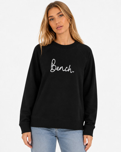 Ladies bench black sweatshirt - bench,
