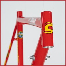 NOS CANNONDALE CAAD3 SAECO RED ALUMINIUM FRAME VINTAGE ROAD RACING BICYCLE OLD