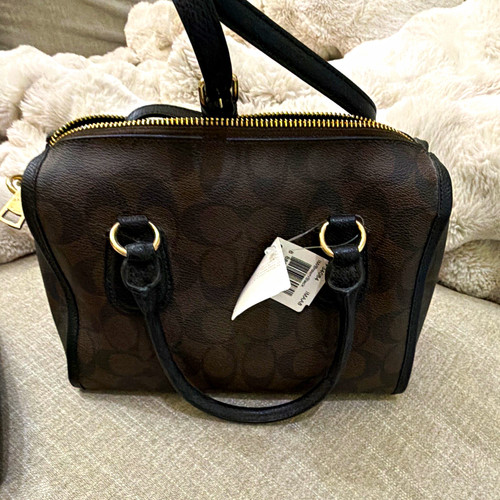 Coach signature mini bennett - c,