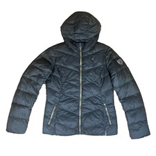 Women’s Tommy Hilfiger Denim Puffer Jacket Black Size Medium Great Condition