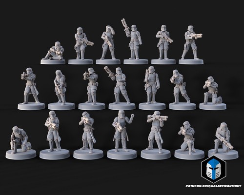 Shore trooper miniatures - trooper,