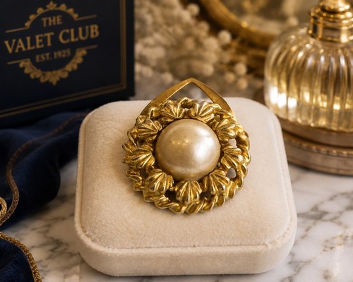 Vintage gold tone - vintage, pearl