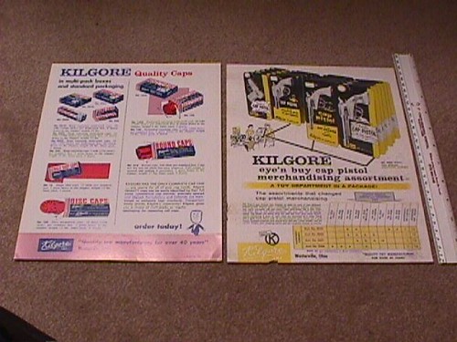 Kilgore metal cap gun - , 1950s
