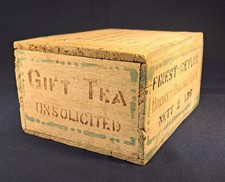 2lb of Ceylon Tea in original Tea Chest c 1940