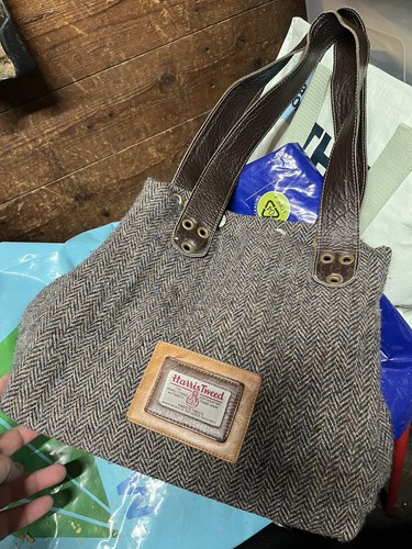 Harris brown tweed tote - brown, type